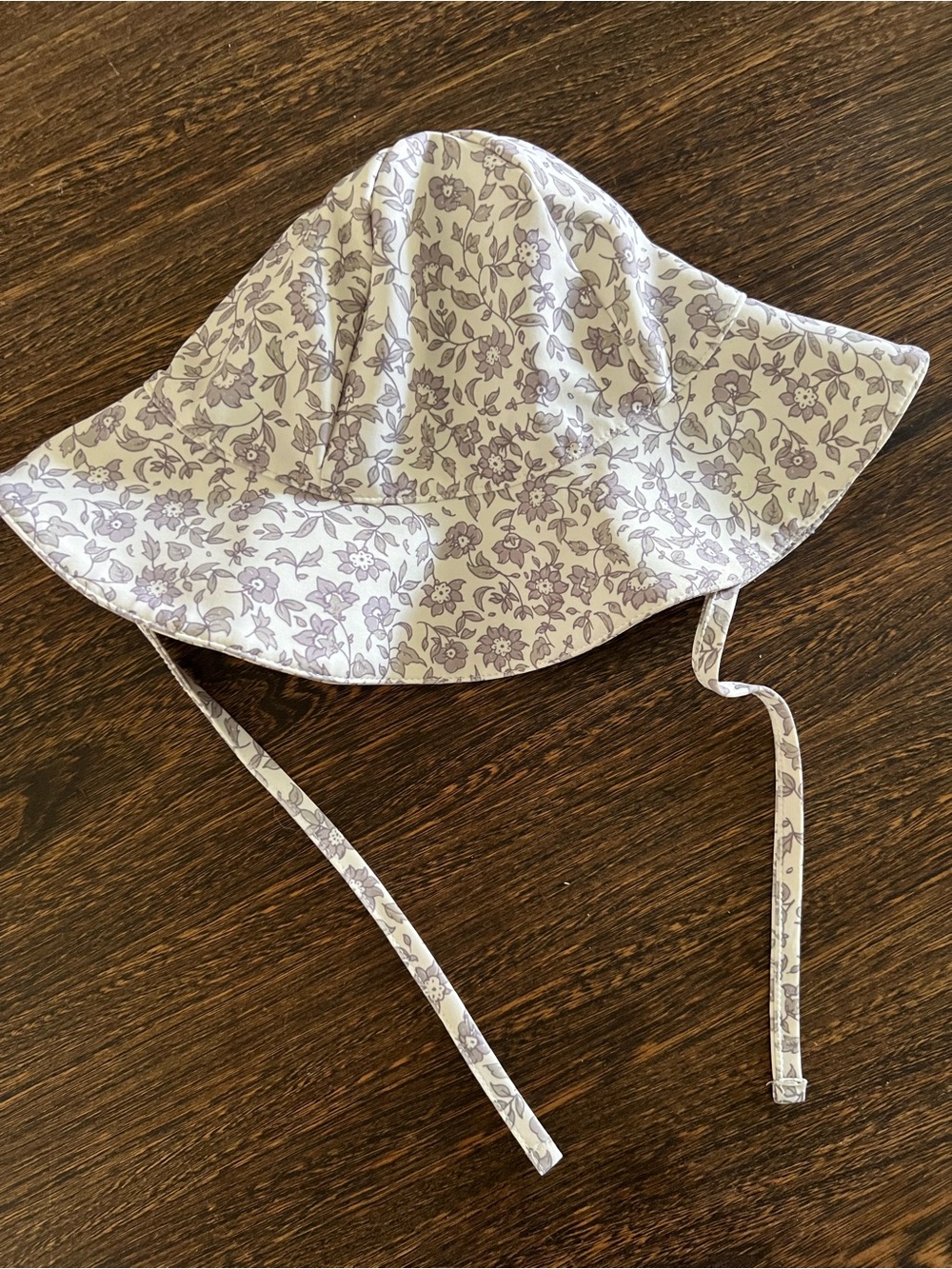 Quincy Mae Baby Floral Sun Hat in Light Lilac - Kids Accessories